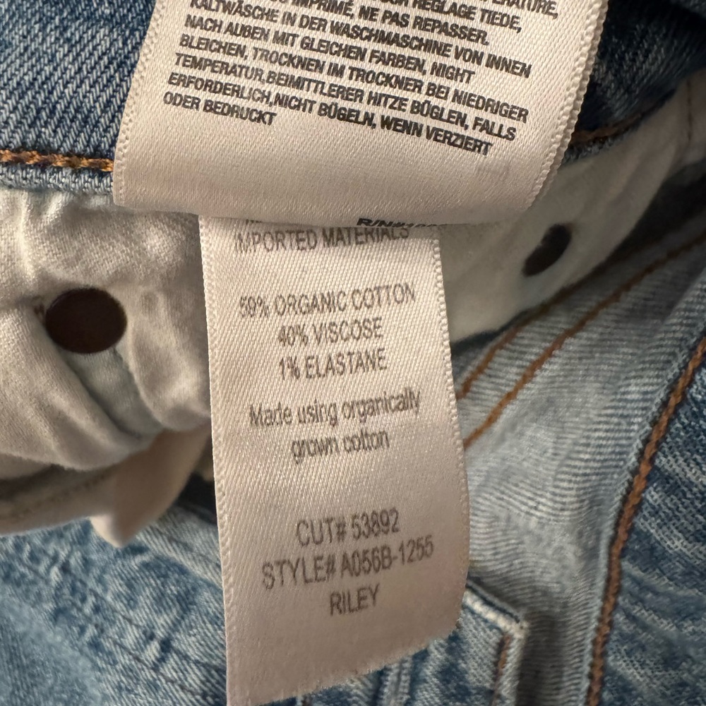 Agolde Riley Jeans Size 28 - Picture 5 of 5